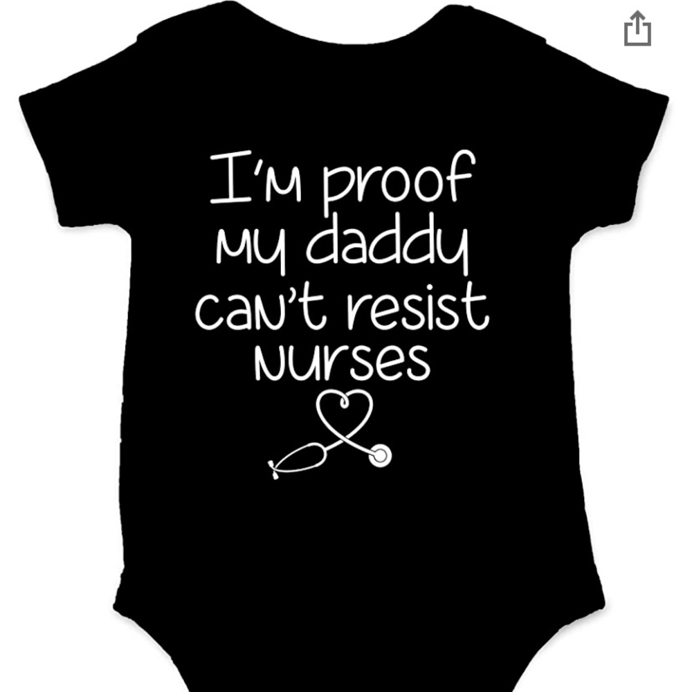 Custom onesie for mommy nurses